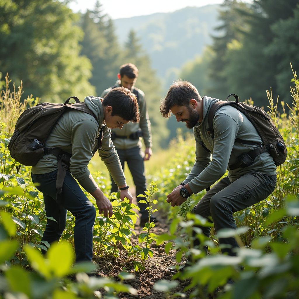 Activitate de restaurare ecologică într-o zonă protejată