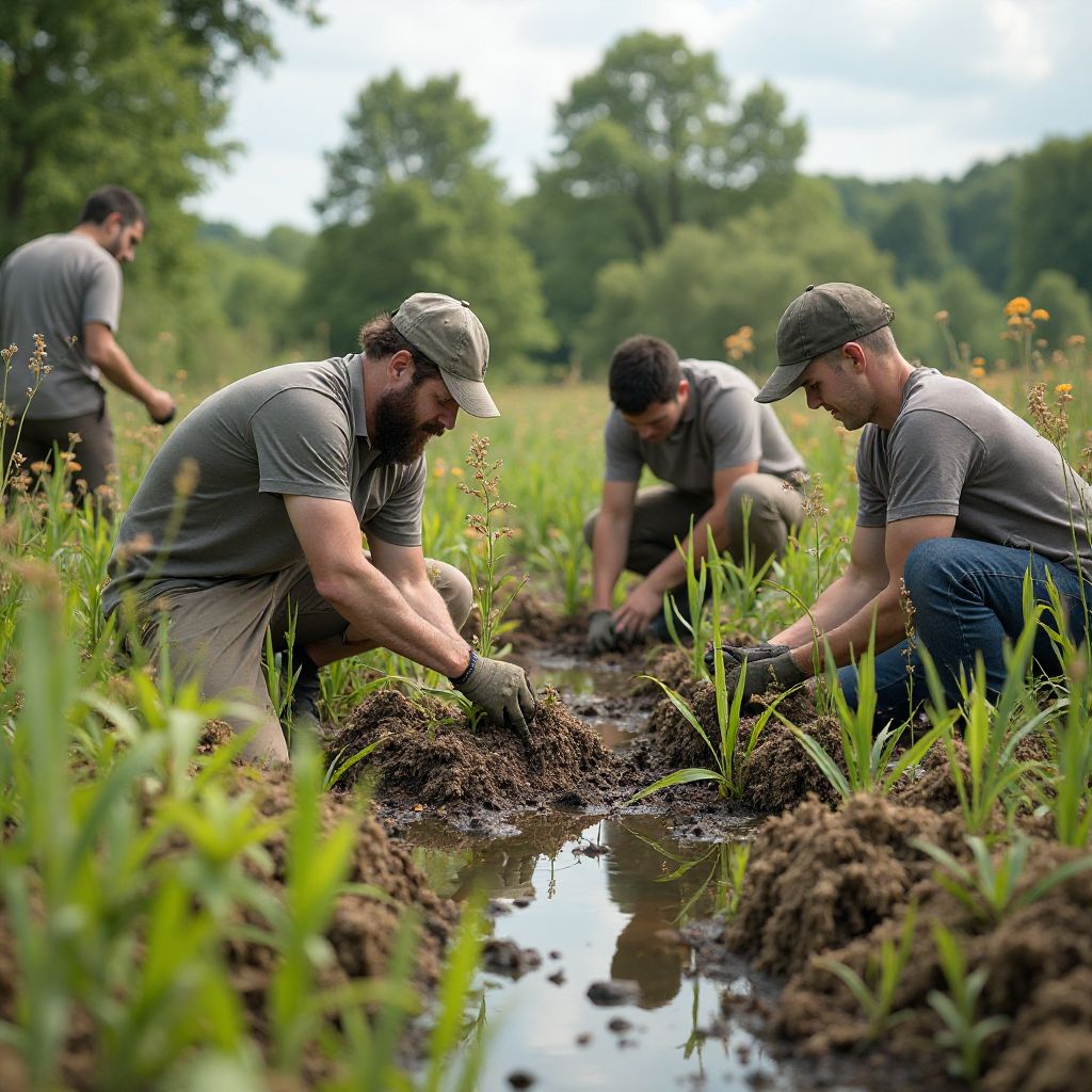 Restaurarea unei zone umede degradate