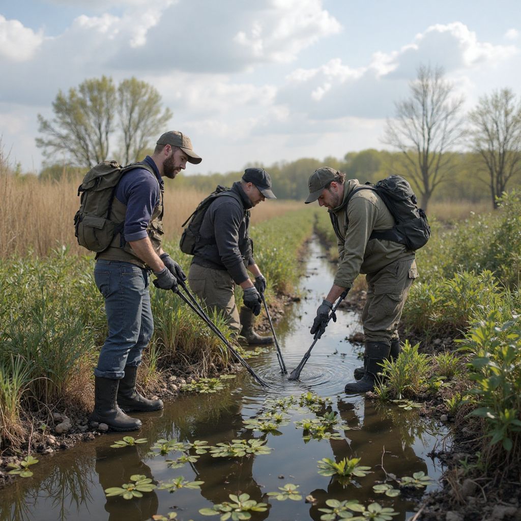 Activități de conservare în Delta Dunării